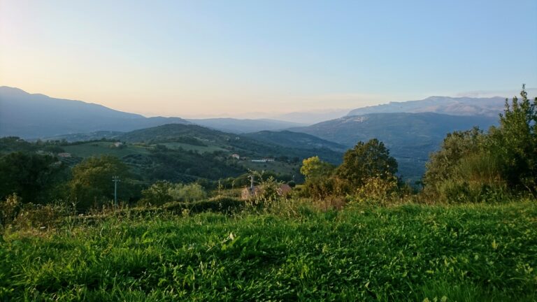 Panorama im Cilento Hinterland.