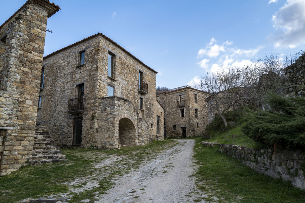 Verlassene Häuser in Roscigno Vecchia
